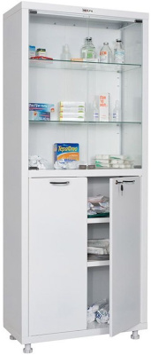 Шкаф медицинский металлический Hilfe МД 2 1670/SG